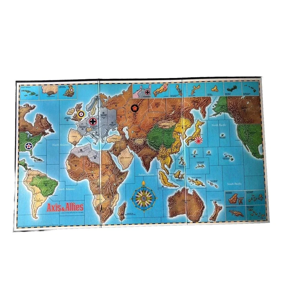 Vintage‎ 1984 Rare Axis and Allies Game by Milton Bradley Collectible